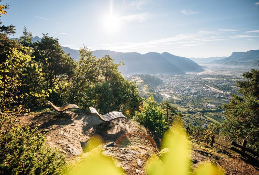 Tirolo visto dall'alto