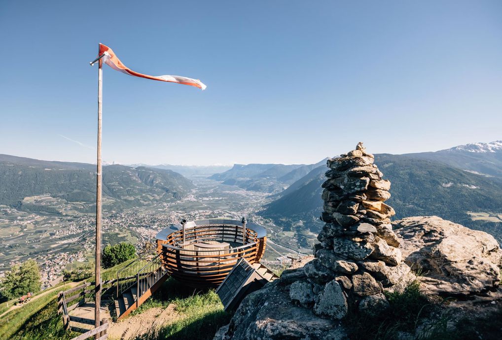 Cosa fare a Tirolo vicino Merano: la piattaforma panoramica Hochmuth